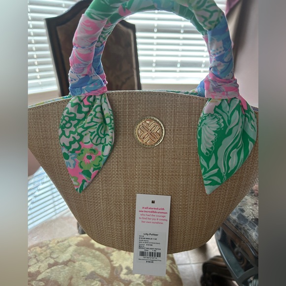 Lilly Pulitzer Handbags - NWT Lilly Pulitzer Straw Bag